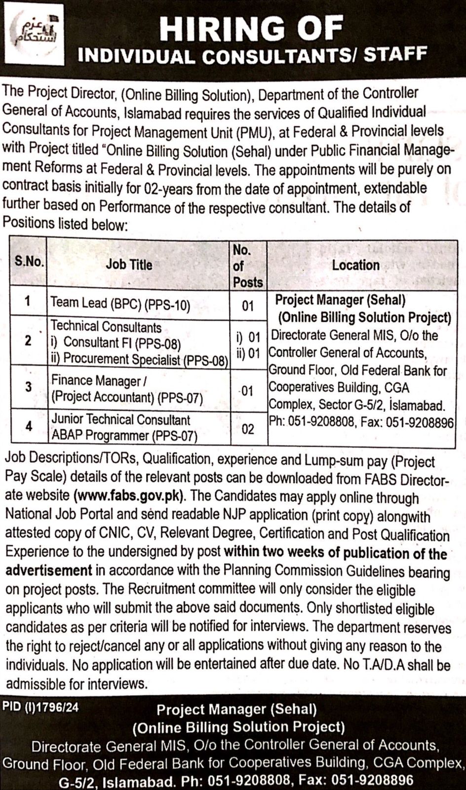 Finance Manager
